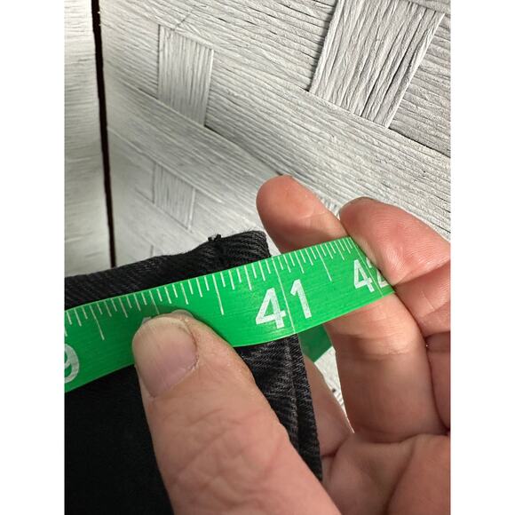 Old Navy women’s black jeans mid rise OG straight casual denim Goth plus size - Picture 7 of 11